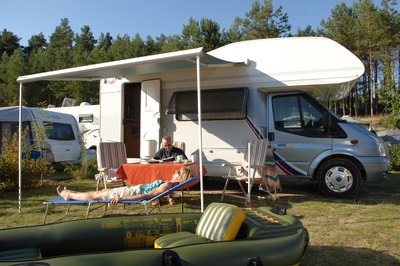 Campingplatz am Weißen See