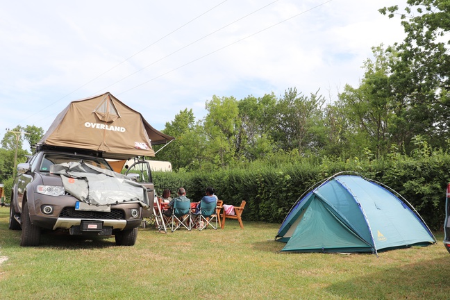 Camping beim Stausee Schömberg