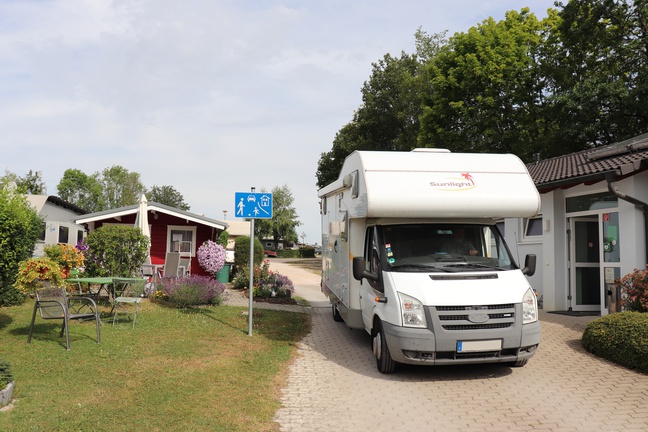 Camping beim Stausee Schömberg