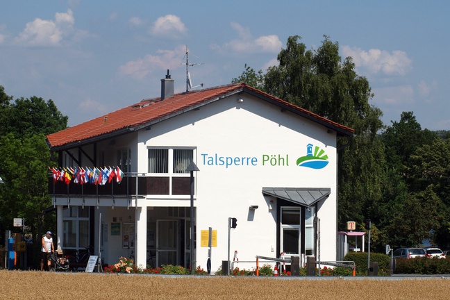 Talsperre Pöhl - Campingplatz Gunzenberg